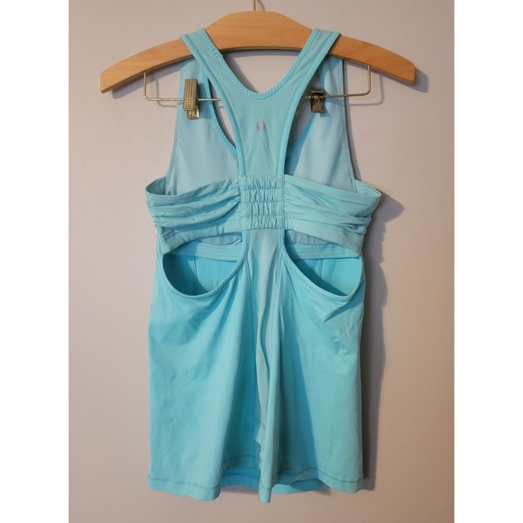 Lululemon Womens Aqua Turbo Tank Top Size 6 - Picture 2 of 5